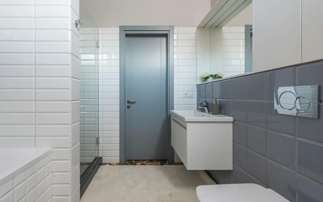 image of a bathroom with tiles